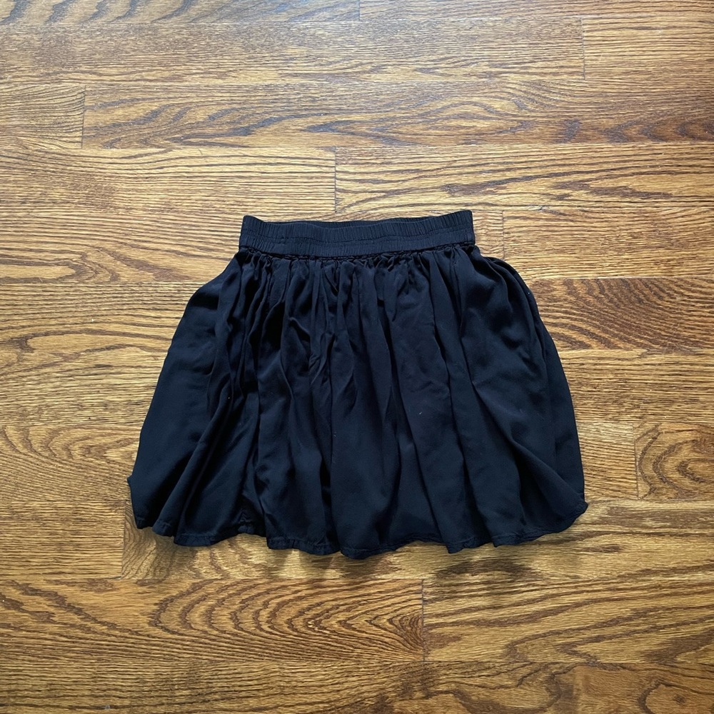 Aeropostale Light Black Mini Skirt